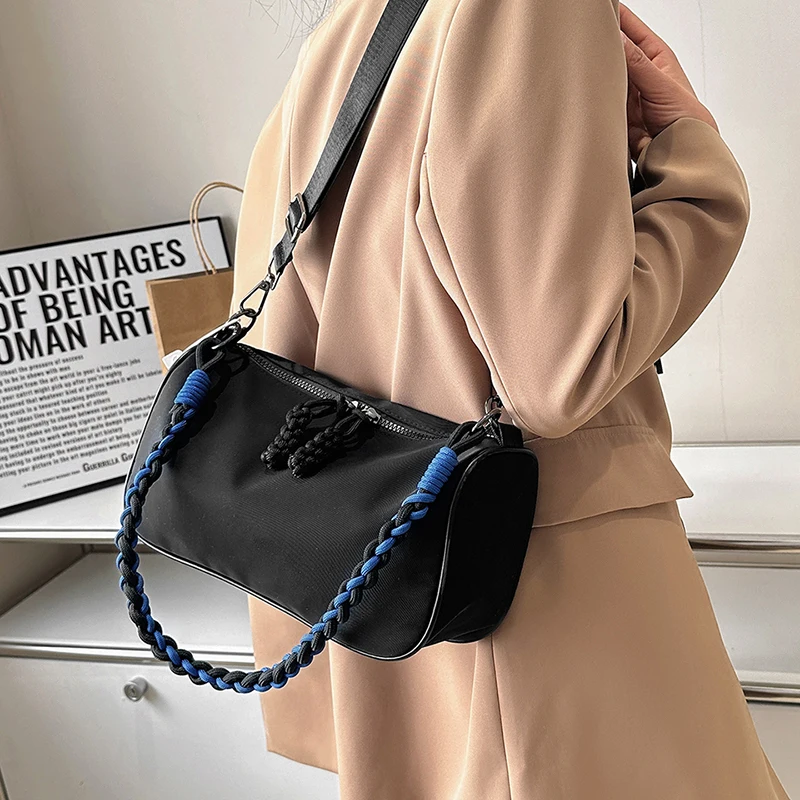 

2023 New Nylon Shoulder Bags for Women Brand Crossbody Bag Cute Purses and Handbags Luxury Designer Satchel Unisex Pillow Bag