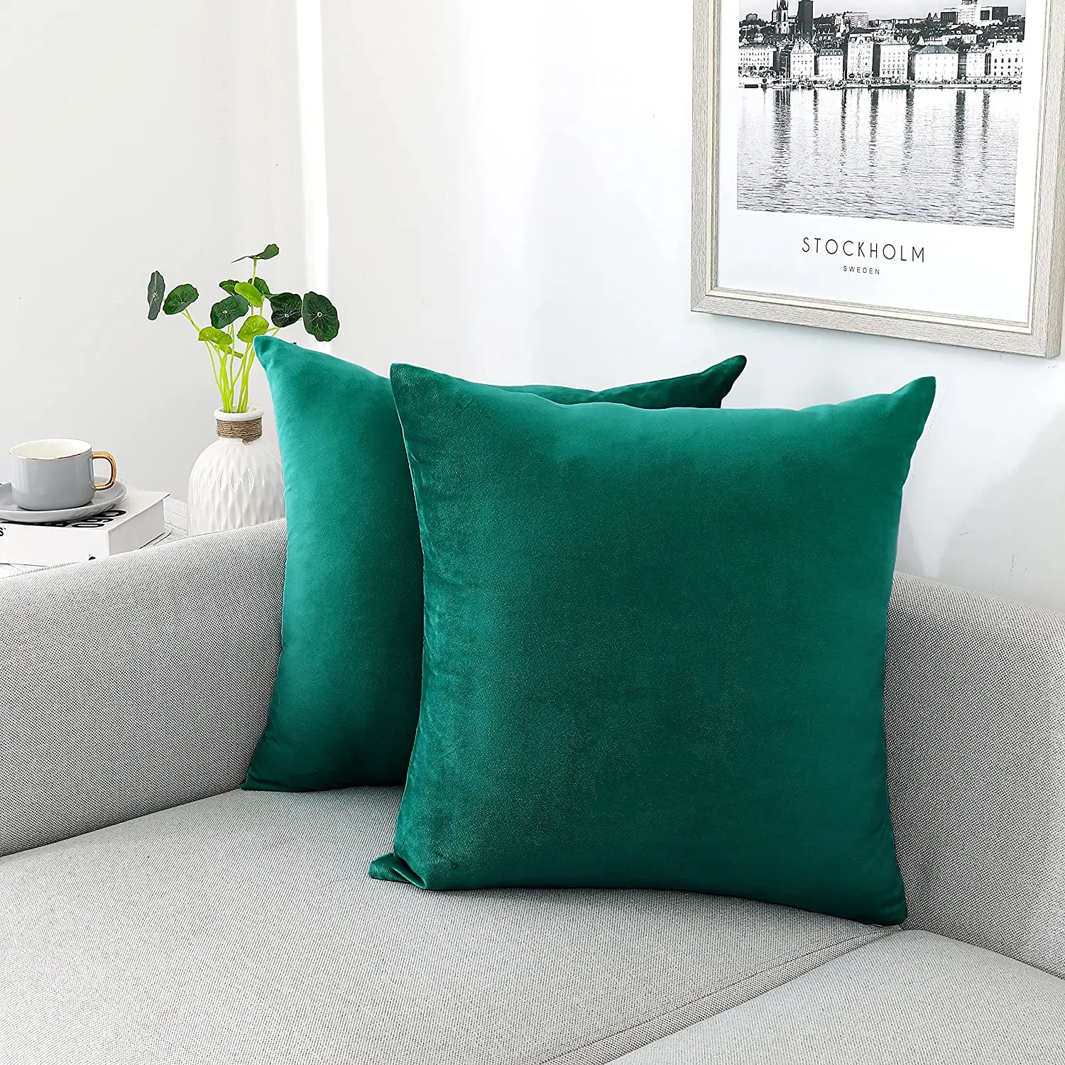 

Soft Polyester Velvet Pillowcase 50*50cm Home Decor Pillow Cover Cushion Covers For Sofa Car Living Room