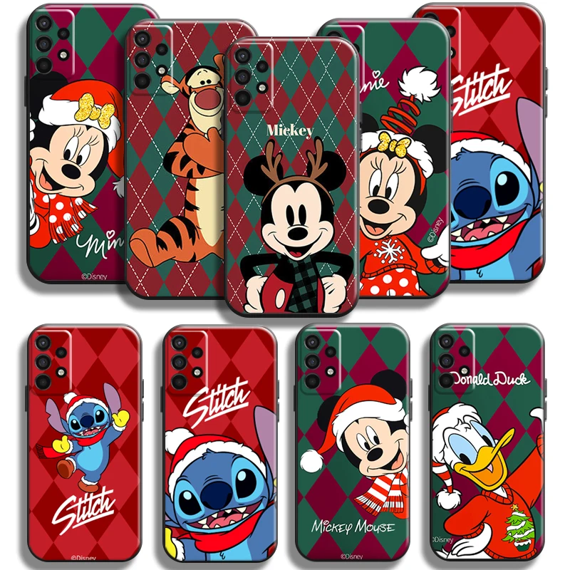 

Disney Mickey Stitch Duck Phone Case For Samsung Galaxy A11 A12 A21 A21S A22 A30 A31 A32 A50 A51 A52 A70 A71 A72 5G