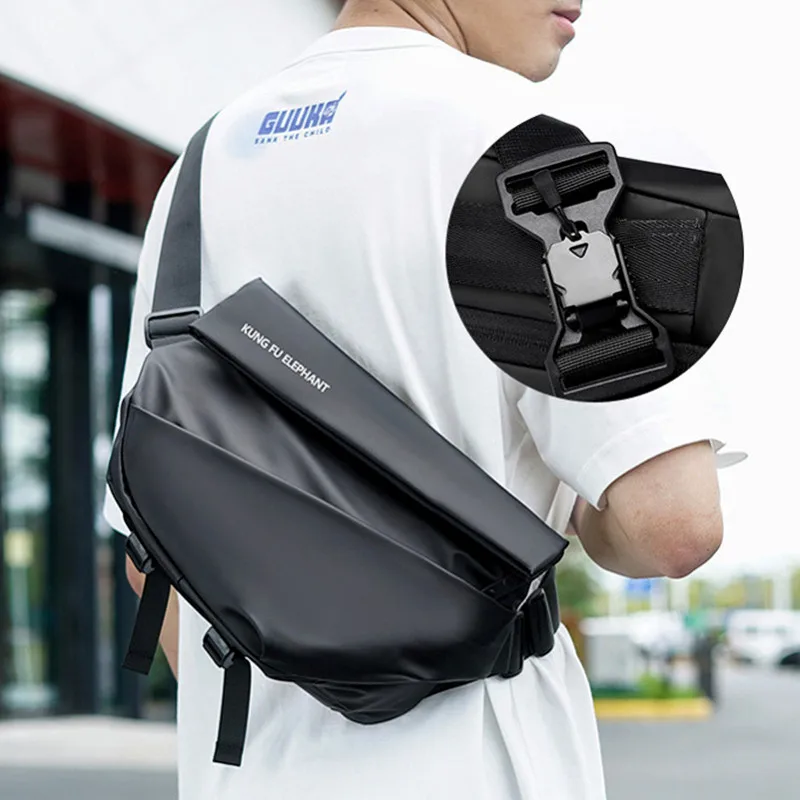 

Нагрудная сумка мужская, водонепроницаемая, с магнитной застежкой