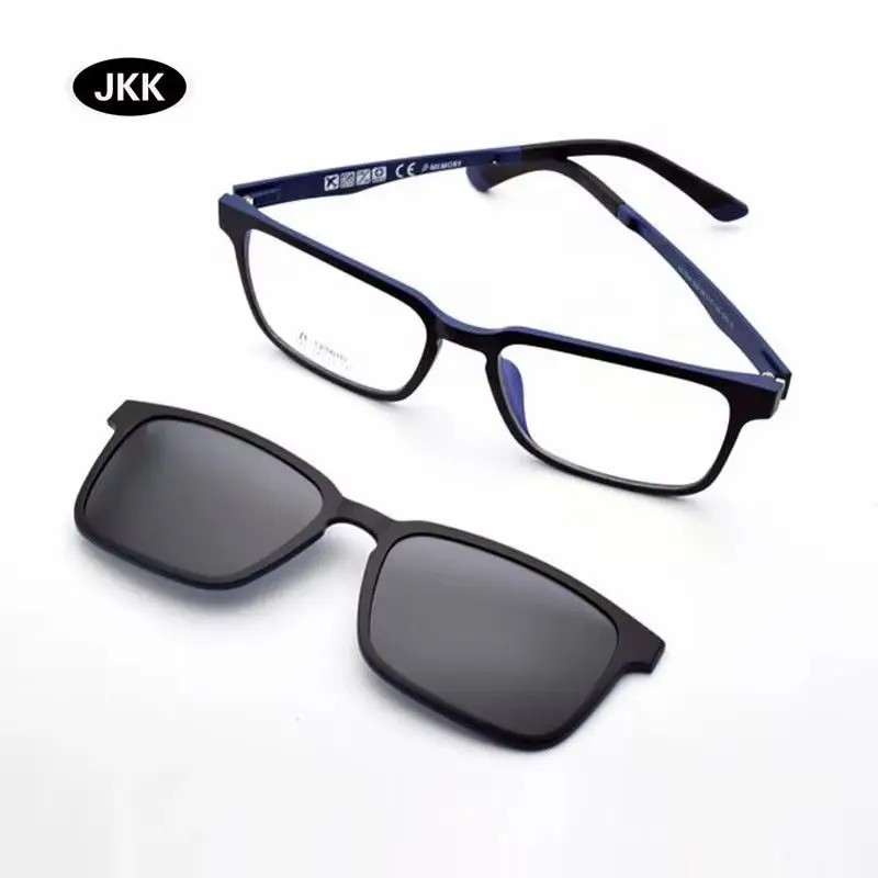 Сверхлегкая оправа для очков мужчин очки с магнитной клипсой поляризационные