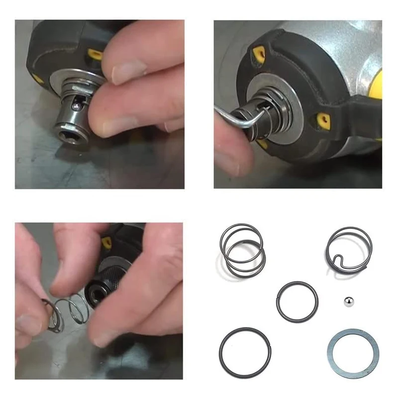 Фото 2 комплекта пружин для Dewalt N078434 N089668, набор стальных шариков для ударного драйвера 20 в, DCF885 DCF886 DCF836, детали для электроинструмента, комплект пр... №3