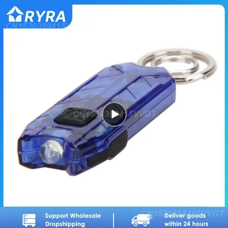 

Портативный Компактный перезаряжаемый фонарик-трубка, миниатюрный уличный светодиодный фонарик для ключей с зарядкой через USB, 2 режима работы, 1 ~ 5 шт.