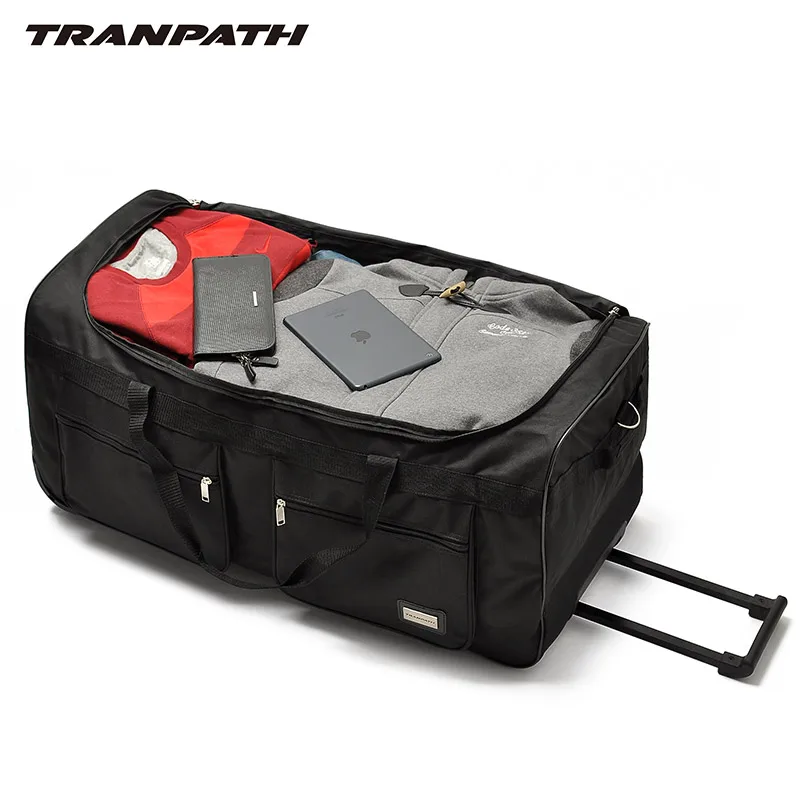 Ультралегкая нейлоновая Дорожная сумка на колесиках Мягкий тканевый Дорожный