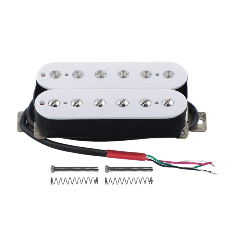 

2 шт., электрогитара Humbucker, звукосниматель, мост Alnico V, Белый Пикап