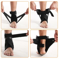 2pcs sports ankle support fitness ankle support fixed straps protective ankle sleeve breathable pressurized ankle support