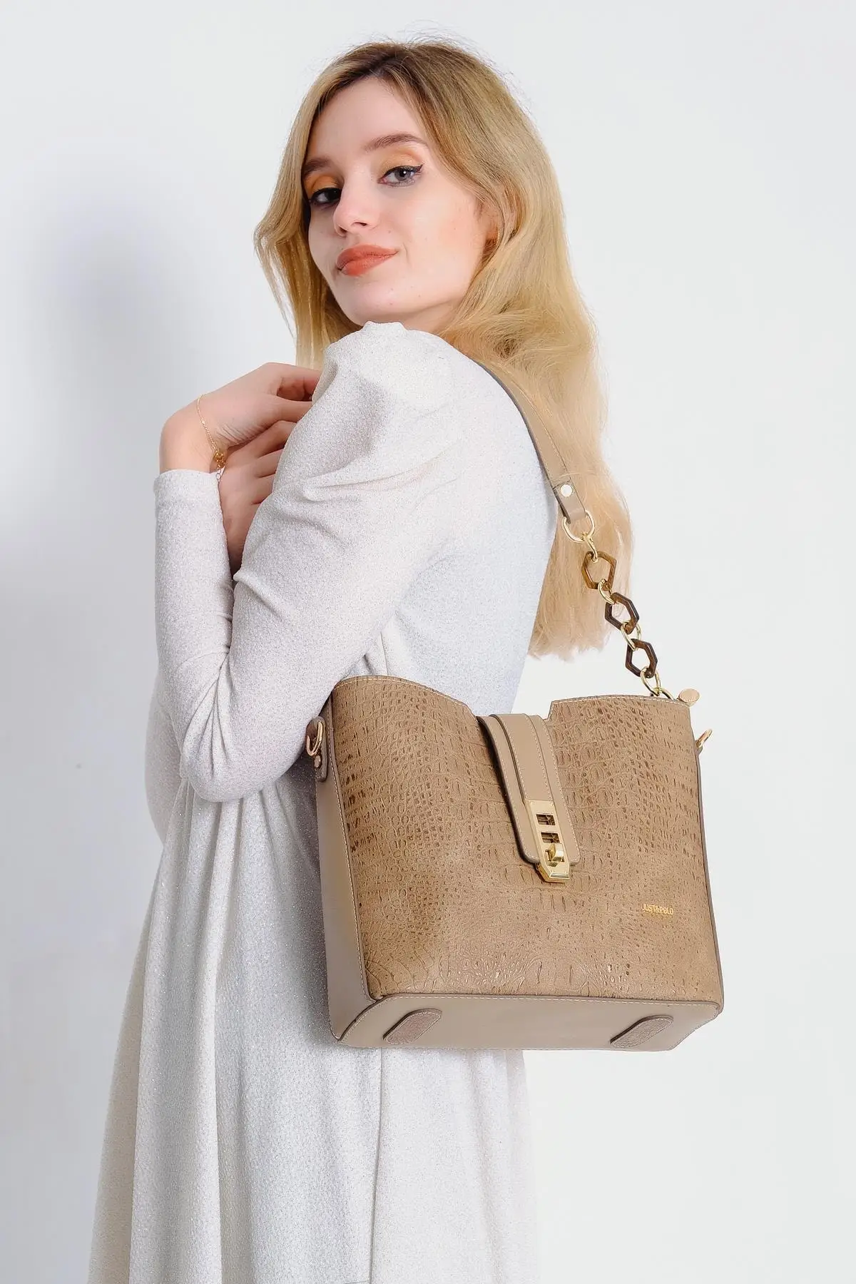 

2021 Trend JPolo Women Crocodile Design Shoulder Bag Synthetic Leather Trend Handbag Summer Black Женская Сумка Для Рук И Плеча