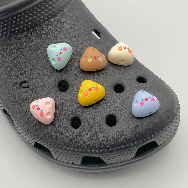 

Original Funny 3D Cheese Jibz Shoe Charms For Crocs Child's Clogs Decorations Cute Food Croc Shoe Pins For Slippers Accessories