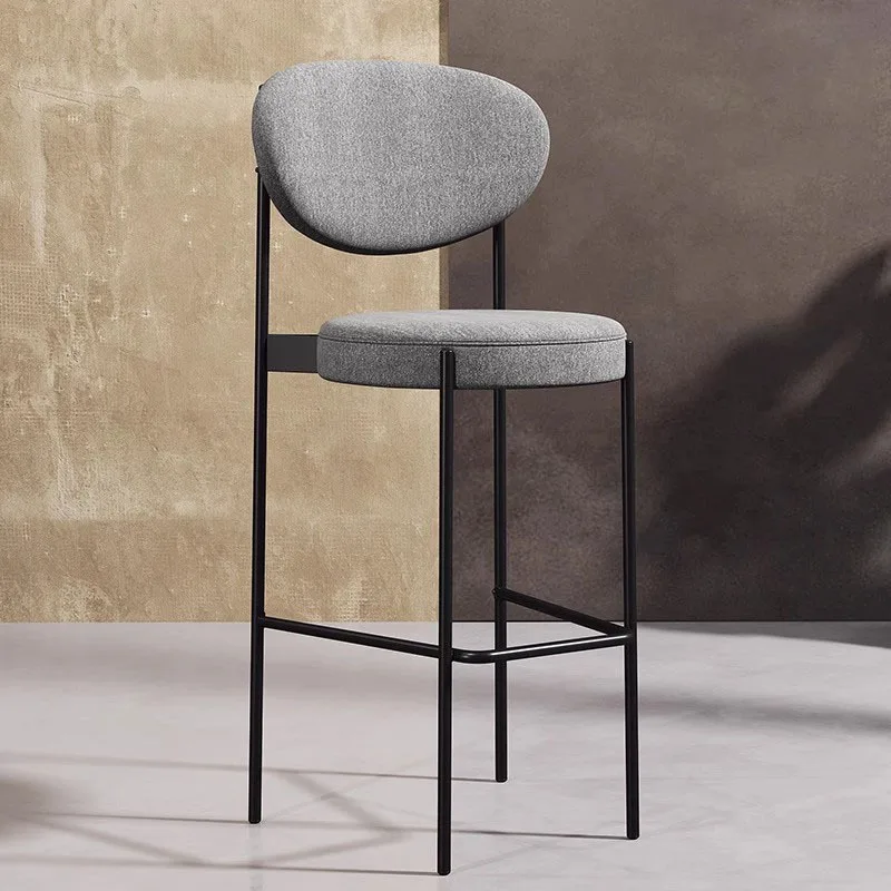 Металлические кухонные стулья современный дизайн домашний высокий стул в