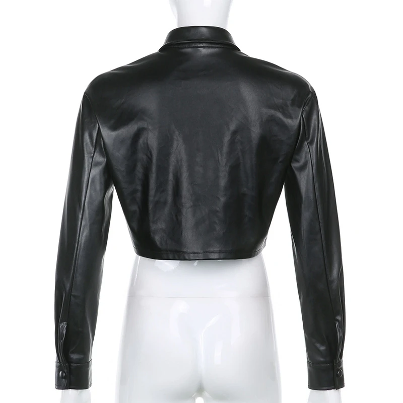 

Women'S Leather Jacket Short Women Coat Winter 2022 White Coat Trench Coat Black Jacket Faux Sheepskin Coat
