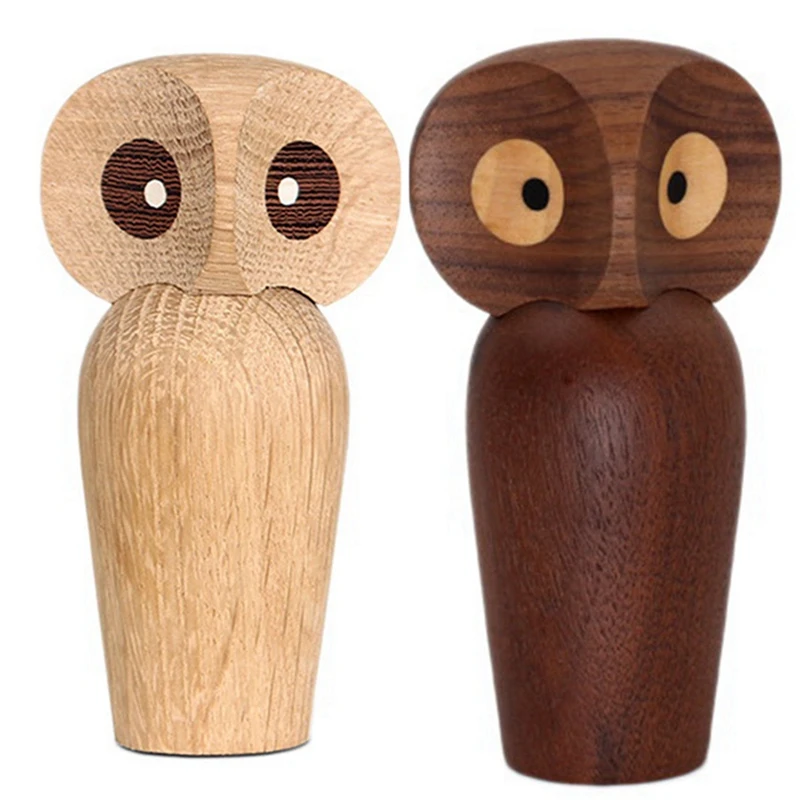 

2 шт., фигурки животных из натурального дерева в скандинавском стиле