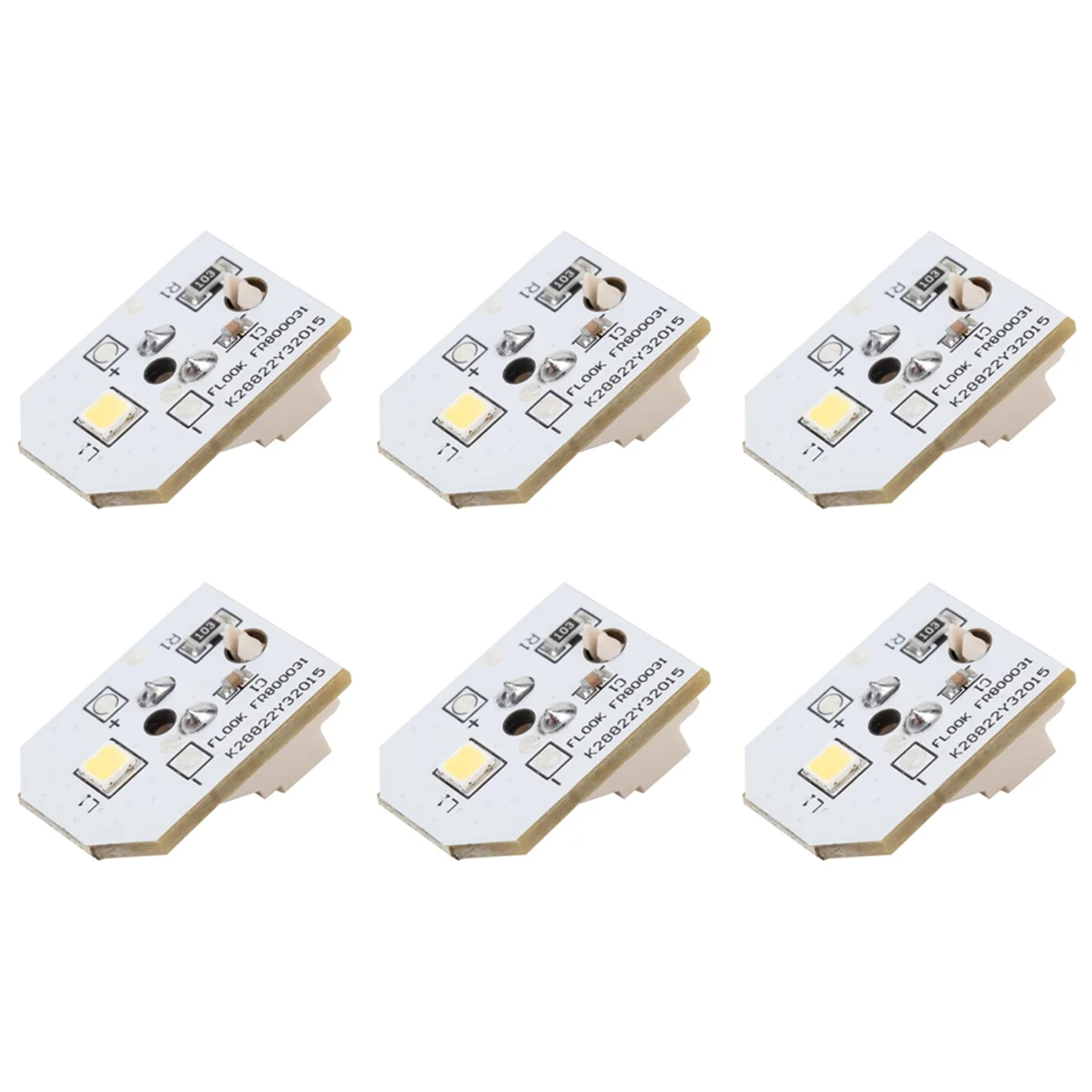 6 шт. WR55X11132 светодиодный светильник для холодильника GE WR55X25754 WR55X26486 WR55X30602 EAP 12172918