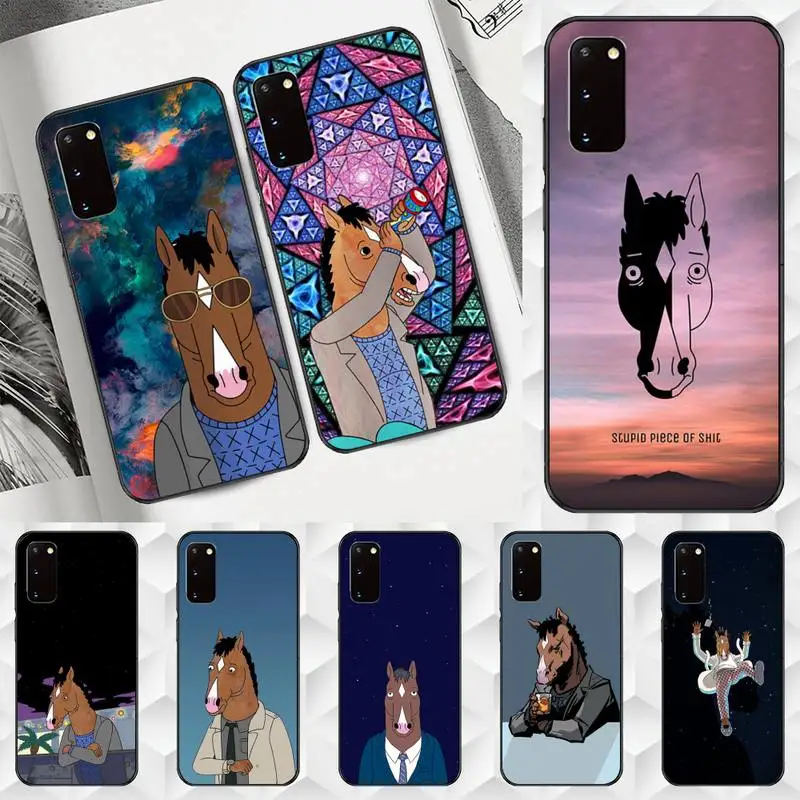 

BoJack Cute Horseman Phone Case For Xiaomi Mi11 Mi10 Mi9 Mi8 Mi6 5x 6x Note10 3 2 Pro MAX Plus 10t Lite Fundas Cover