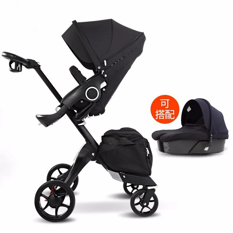 High landscape baby stroller dskand douxbebe , light folding, sitting and lying baby stroller, baby stroller, baby stroller