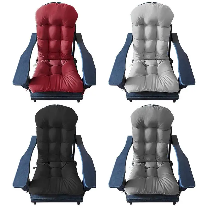 

Reclining Chair Seat Cushions Soft Comfortable Rocking Chairs Patio Cushions Non-Slip High-Backed Washable Sun Lounger Pad