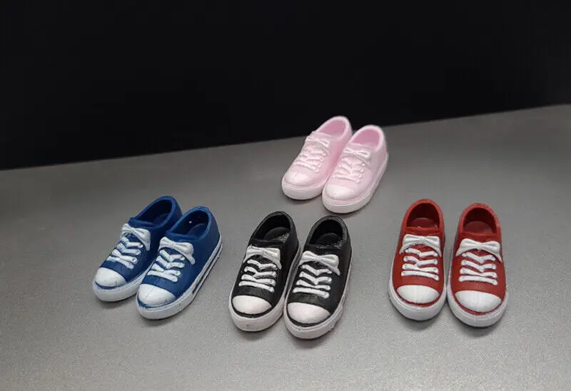 

【3cm long】1/12 Scale Soldier Accessories Shf Low-top Canvas Shoes F 6" Male Doll