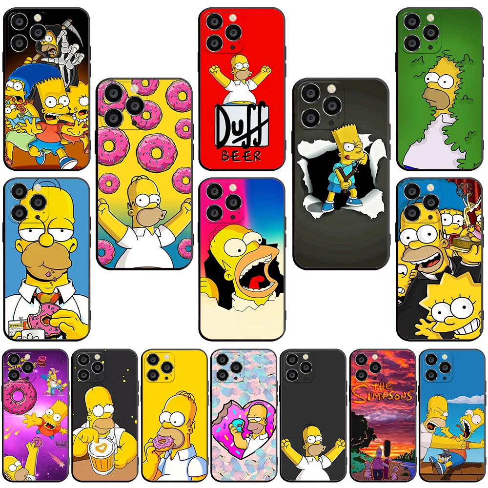 Силиконовый чехол BK-8 S-SSimpsons Duffy для Xiaomi F5 X3 nfc GT C55 C50 C51 Redmi 13 13C 14C A3X Pro