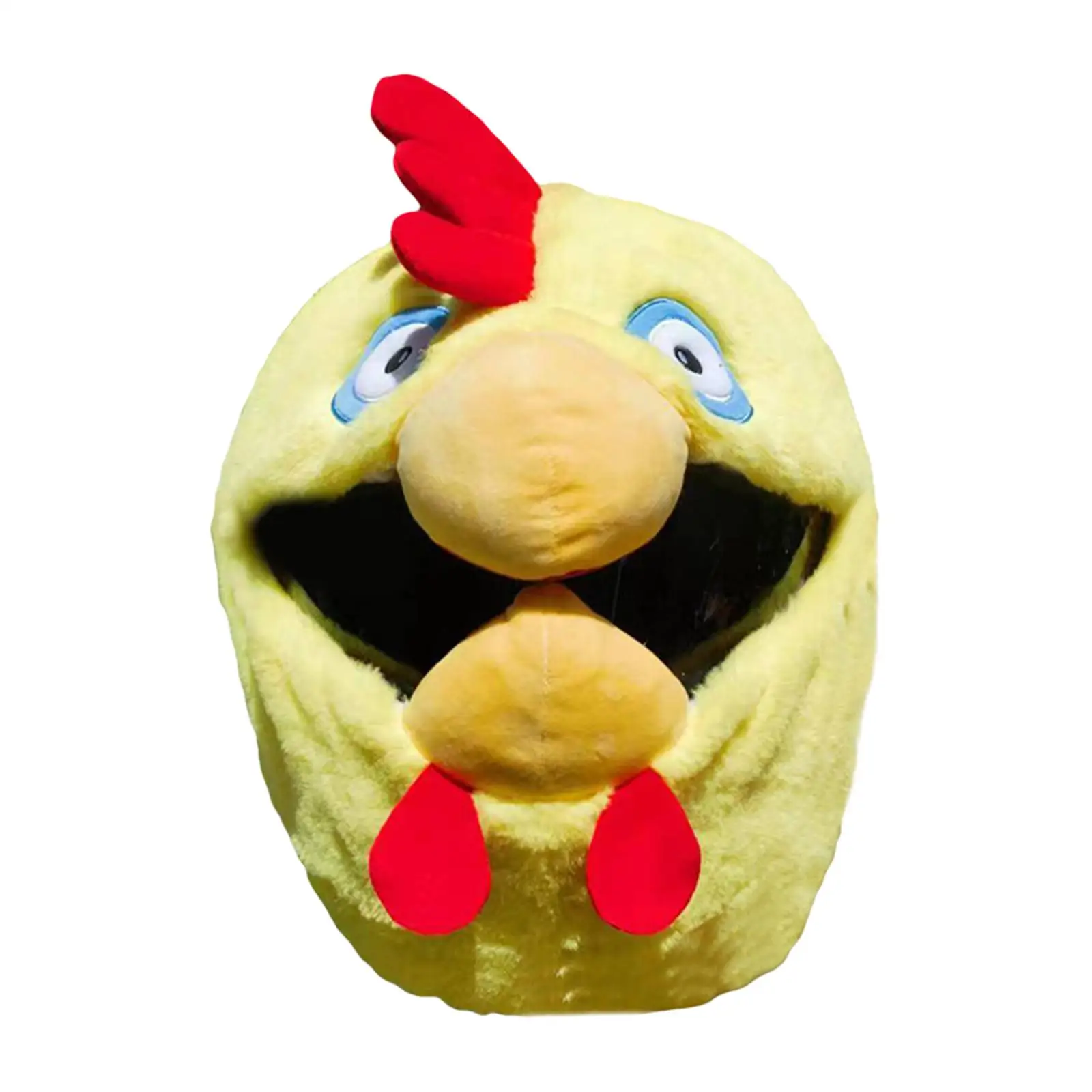 

Motorcycle Helmet Cover Dust Cap Cartoon Chicken for Full Face Helmets Animal Helmet Covers Easy to Install Fun Riding and Gifts