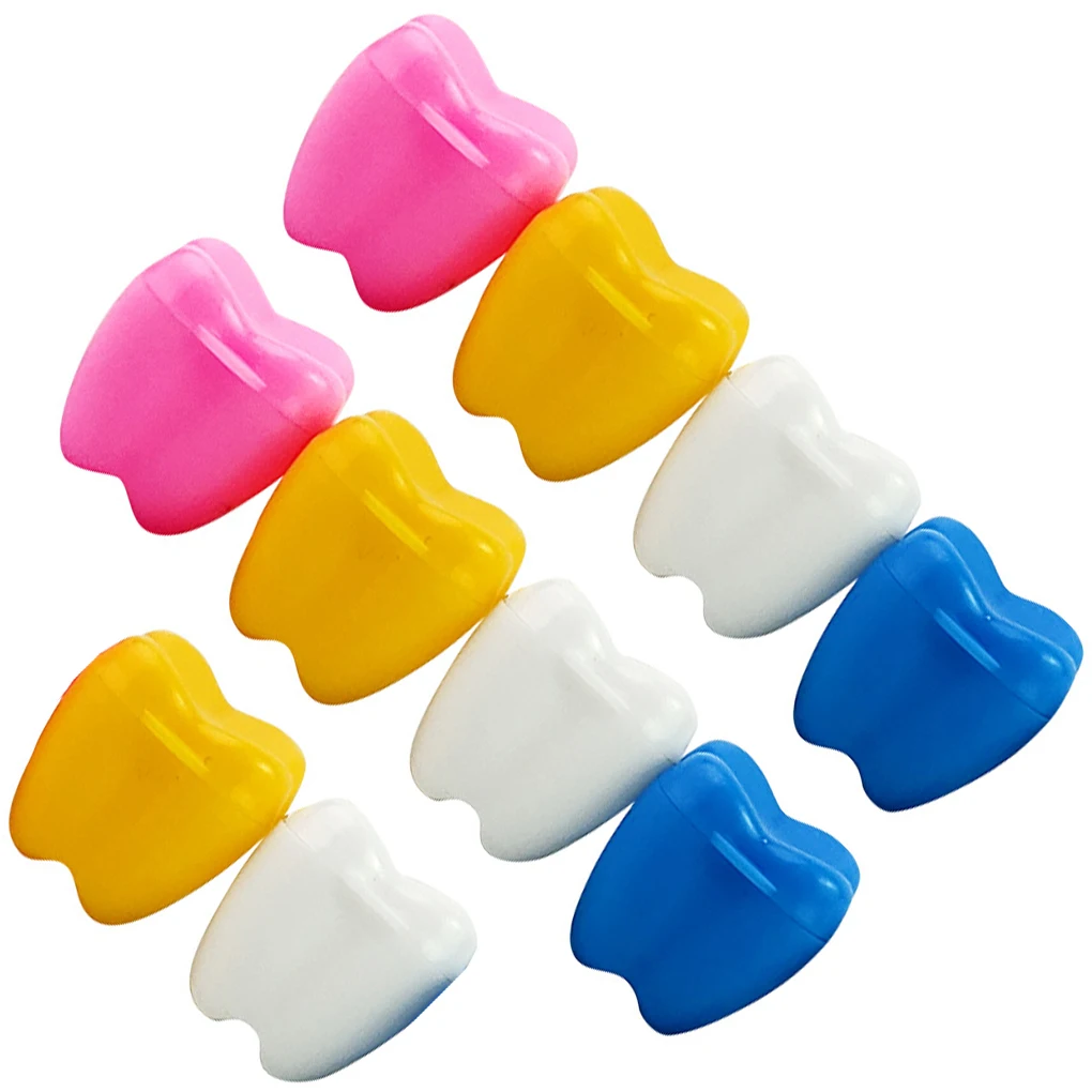 

10 Pieces Color Random Baby Tooth Dustproof Organizing Boxes Teeth Storage Preservation Case Organizer Container