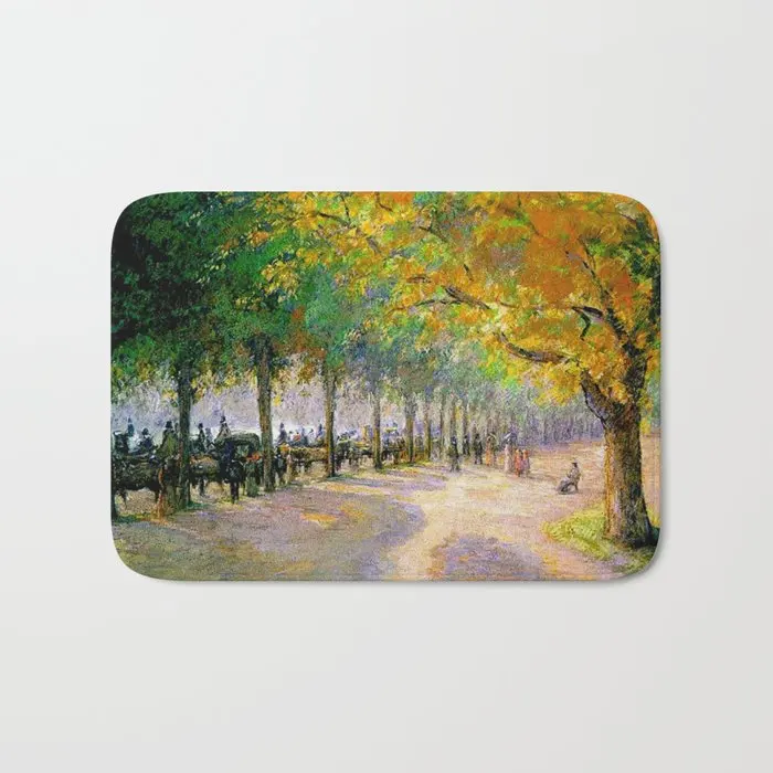 

Масляная живопись, пейзаж, коврик для входной двери, ковер для гостиной, спальни, прихожей, кухни, Домашний напольный декор, украшение для ва...