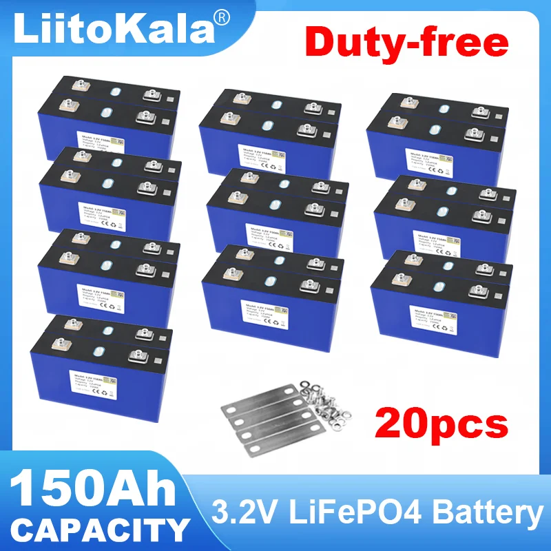 Аккумулятор 3 2 В 150 Ач LiFePO4 20 шт