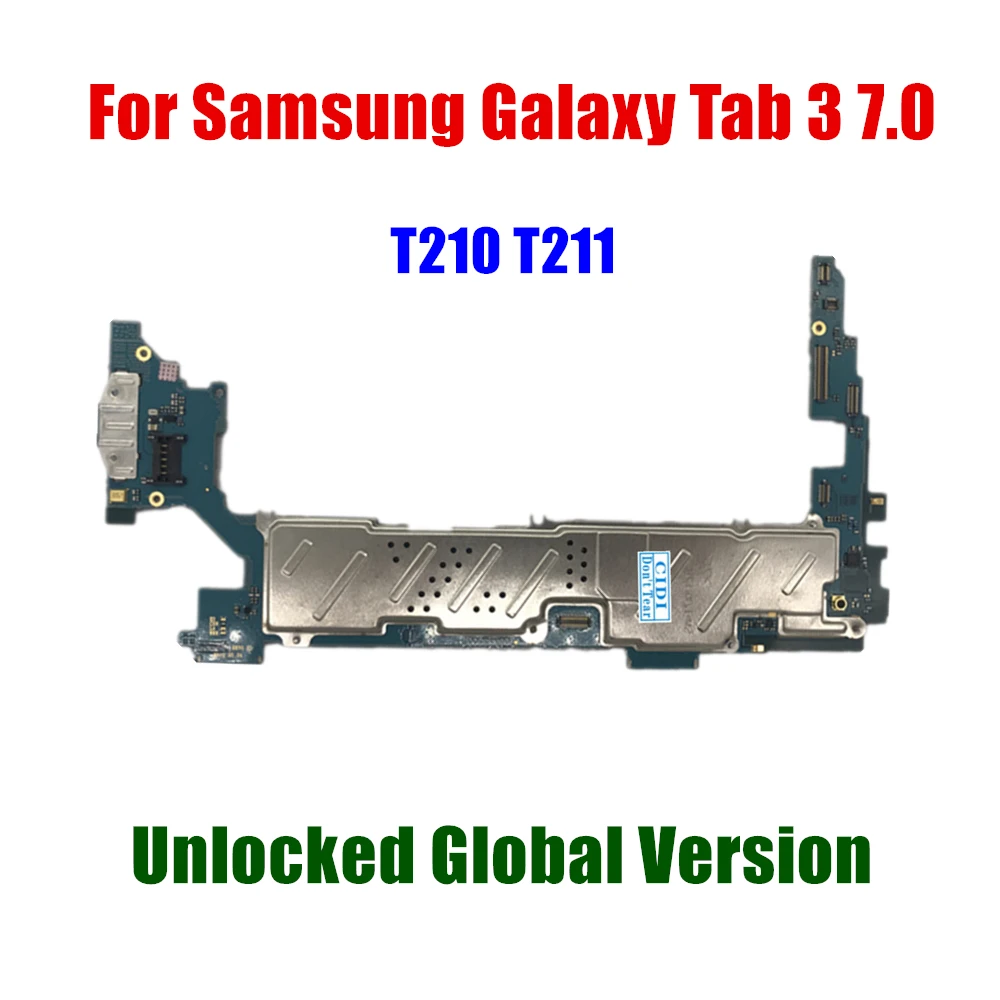 

Full Working Original Board For Samsung Galaxy Tab 3 7.0 T210 T211 1G RAM 8G ROM Unlock Motherboard Logic Mother Board