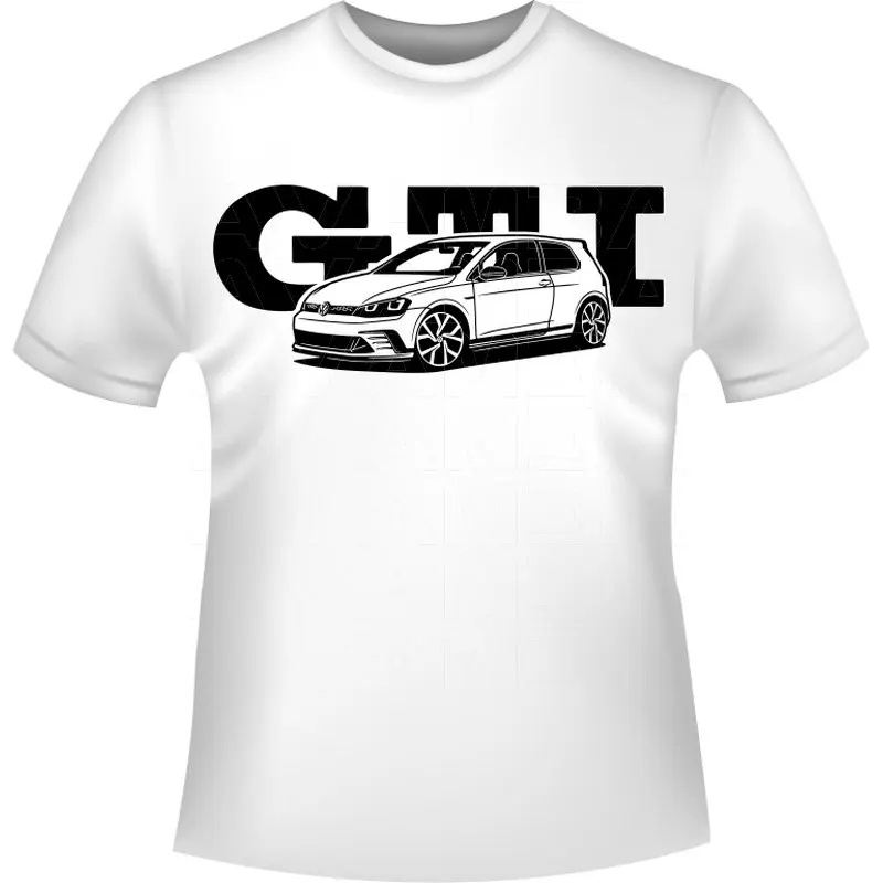 

GTI MK2 мужские футболки из 100% хлопка с коротким рукавом