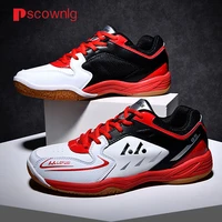 men women badminton shoes high quality soft muscle anti slippery training professional sneakers carbon plate badminton shoes