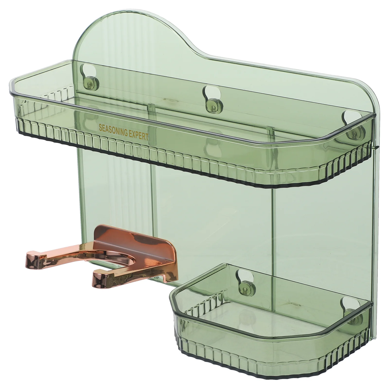 

Wall Bathroom Holder Shower Rack Shelf Organizer Basket Dryer Storage Hair Bathtub Mount Shampoo Toiletry Hotel Hanging Shelving