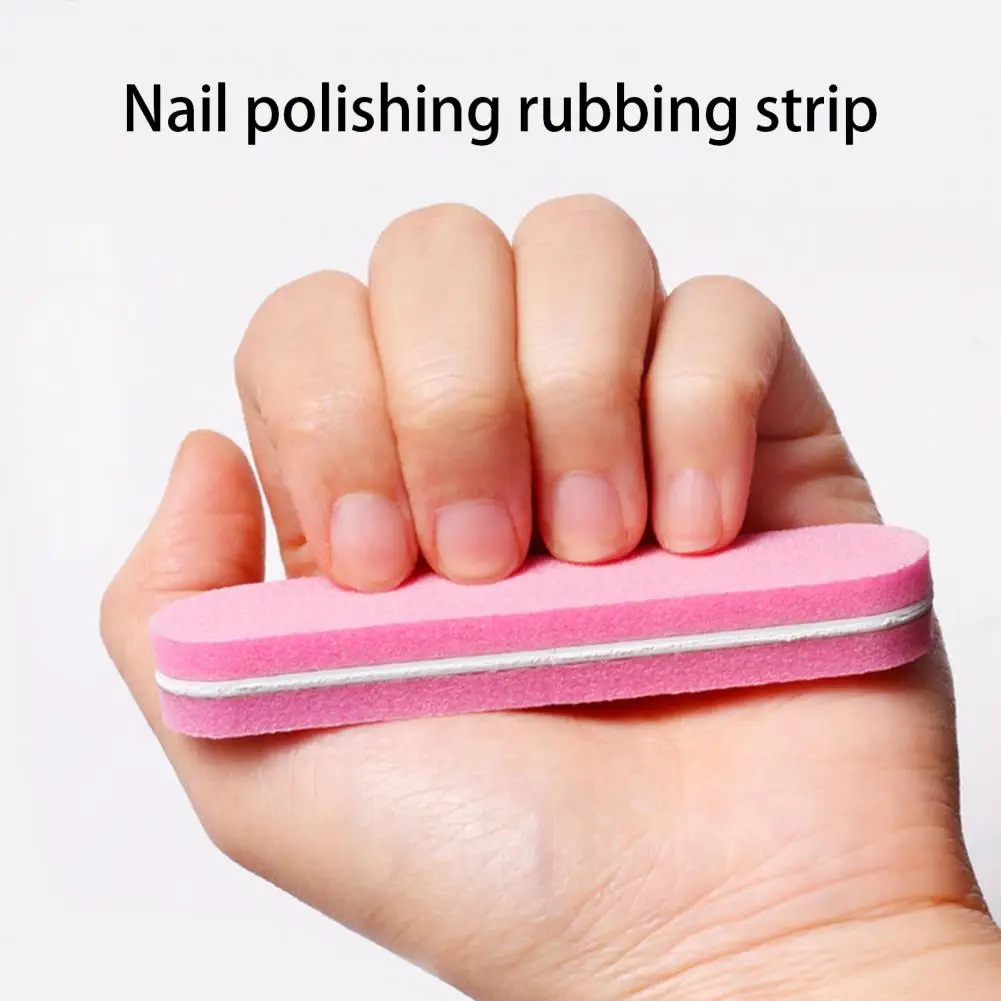 

10 шт., двусторонние пилки для ногтей, для полировки