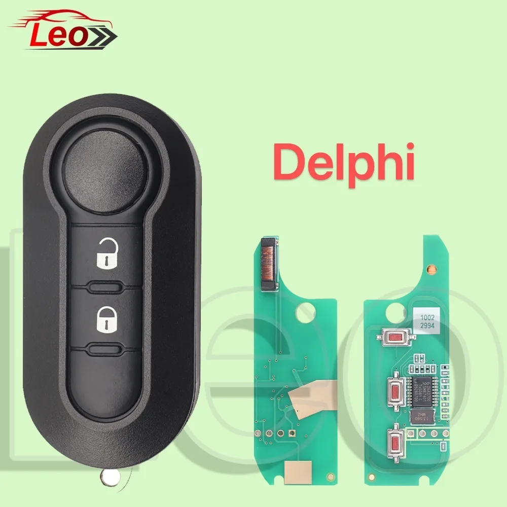 

Дистанционный откидной ключ Leo для Fita Delphi 500 Panda Punto Bravo Marelli 500L Ducato Peugeot Boxer Citroen Jumper VAN 433 МГц ID: 46-ЧИП.