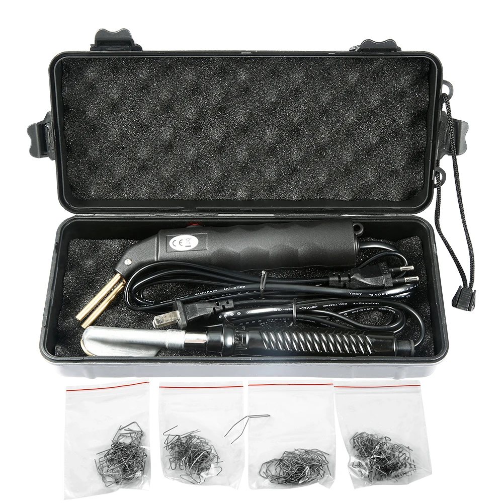 Профессиональный горячий степлер для пластикового ремонта, сварочный пистолет для бамперов, обтекателей, инструмент для кузовного ремонта, сварочный аппарат, степлер и паяльник.