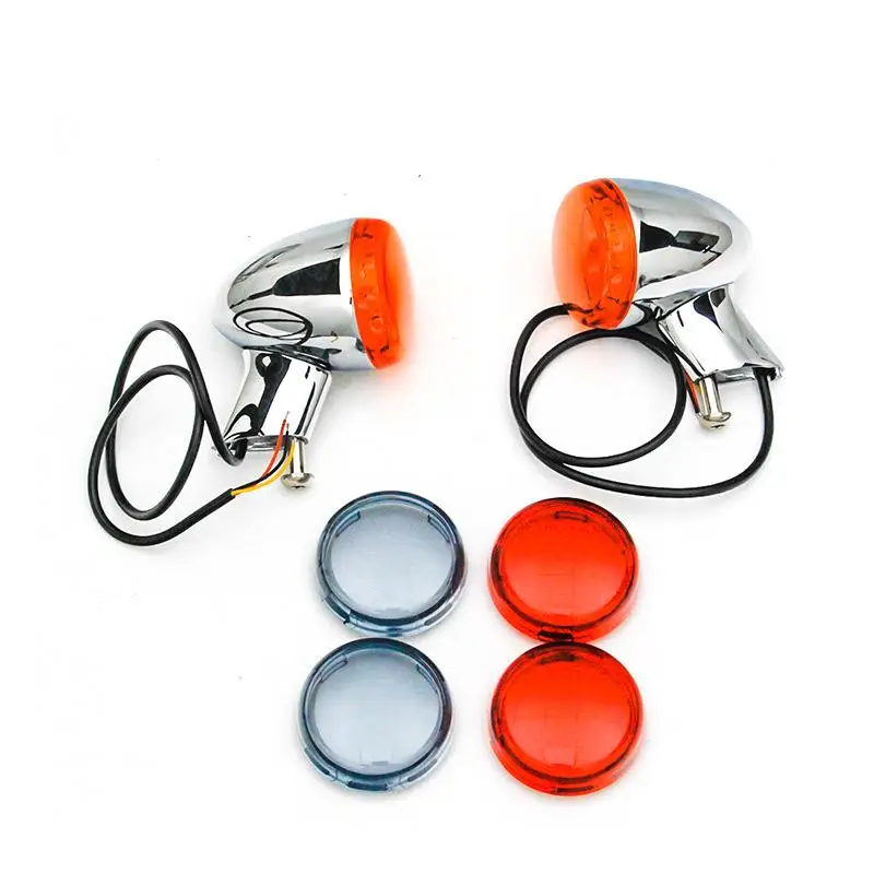 Motorcycle LED Auxiliary Spot Fog Lamp Passing Turn Signal Light with Bracket For Harley for Electra Glide/Road King/FLHXXX |