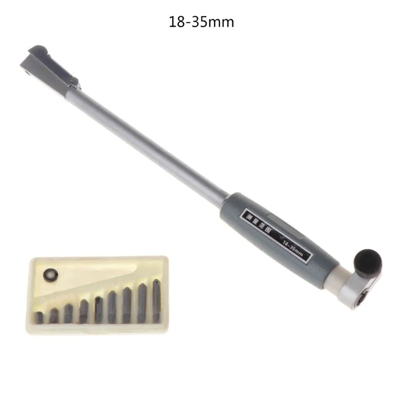 

Inner Diameter Gauge Measuring Rod Probe Metal 18-35mm 35-50mm 50-160mm Measuring Gauging Engine Cylinder Tool Kit