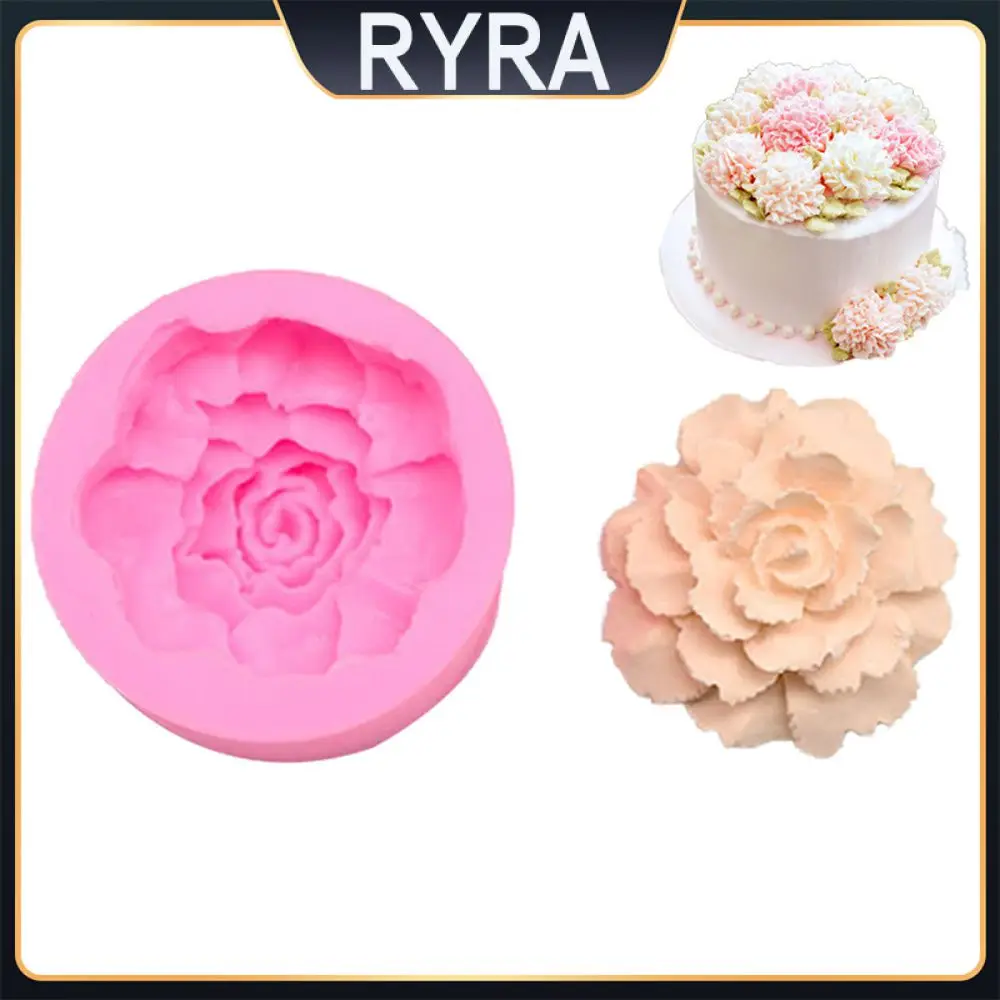 

Long Life Fold Sugar Silicone Mold Diy Carnation Kitchen Silicone Molds Mothers Day Easy Demoulding Chocolate Cake Backing Mould