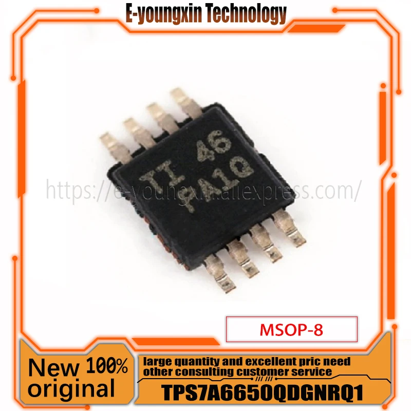 

Original 1-50PCS/lot TPS7A6650 TPS7A6650QDGNRQ1 PA1Q MSOP8
