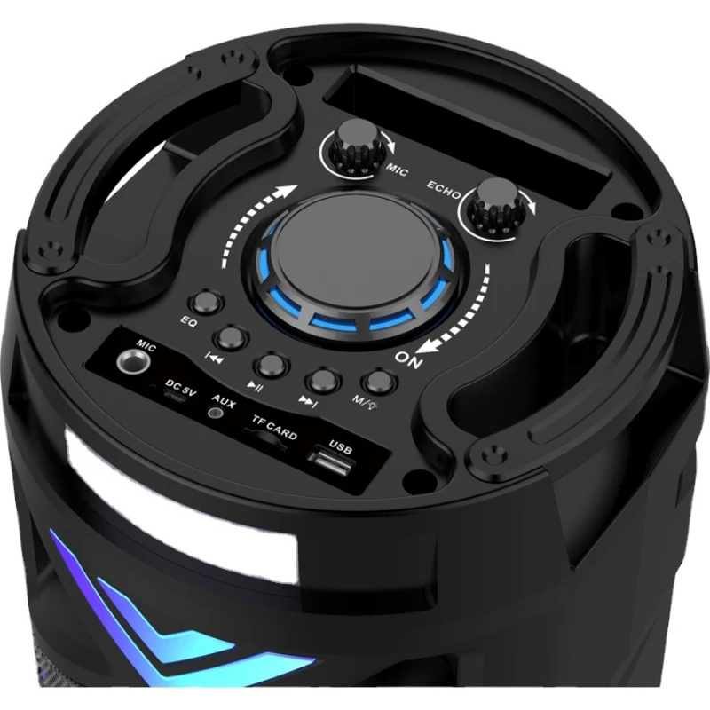 

Микрофон для интенсификации стерео беспроводные динамики Surrpund с цветным освещением экрана