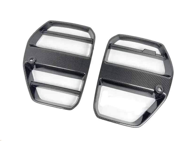 G80 G82 Версия 2-ST стиль Двусторонняя решетка переднего бампера из углеродного