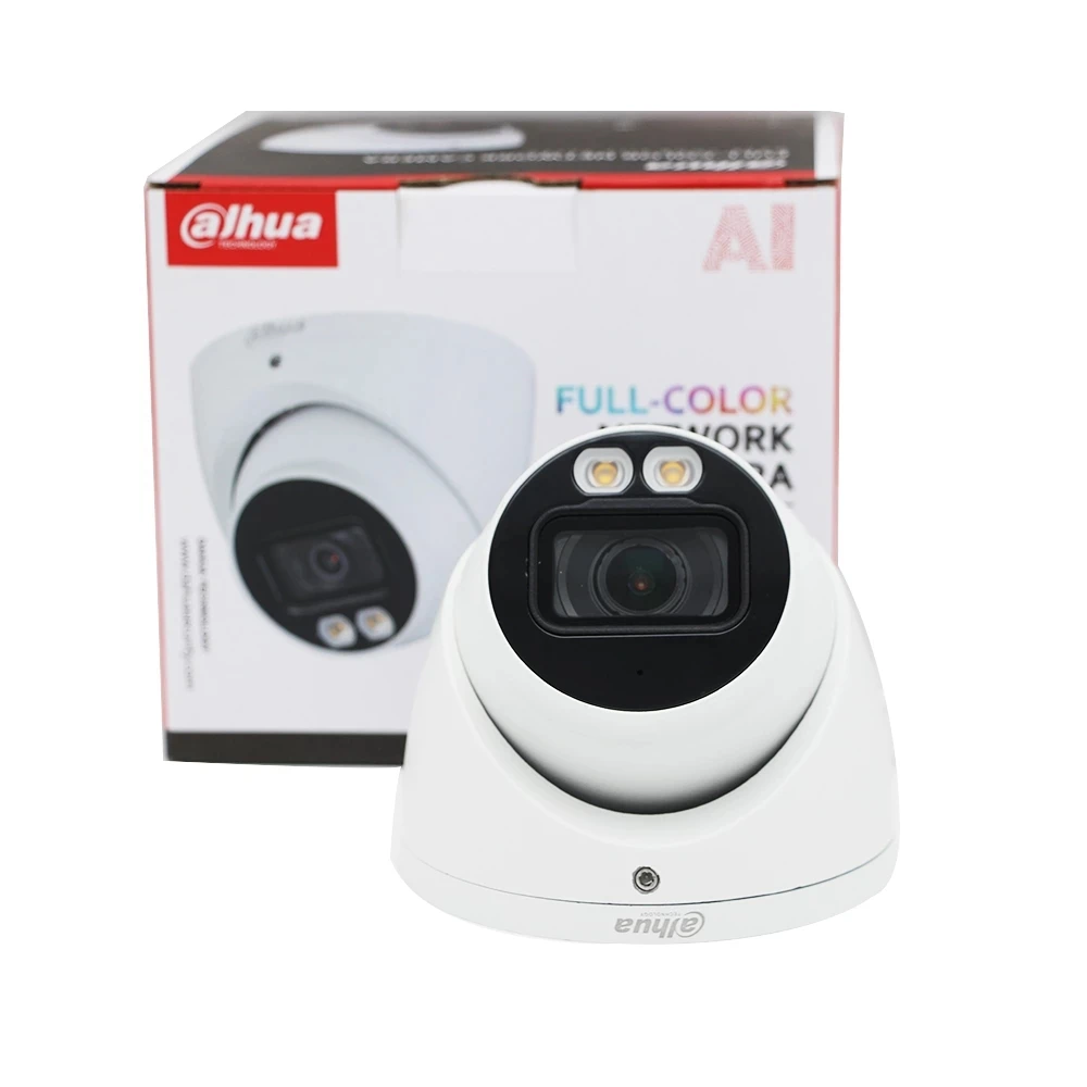 

IP Camera Dahua 4MP IPC-HDW5442TM-AS-LED Eyeball AI Network Camera Built-in Mic PoE Full Color Face Detection