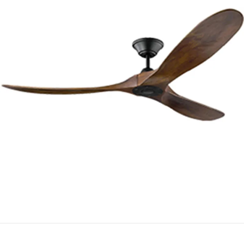 

Large Ceiling fan DC 88 Inch With No Light Remote Control Industrial Vintage Wooden Ventilator Decorative Blower Wood Retro Fans