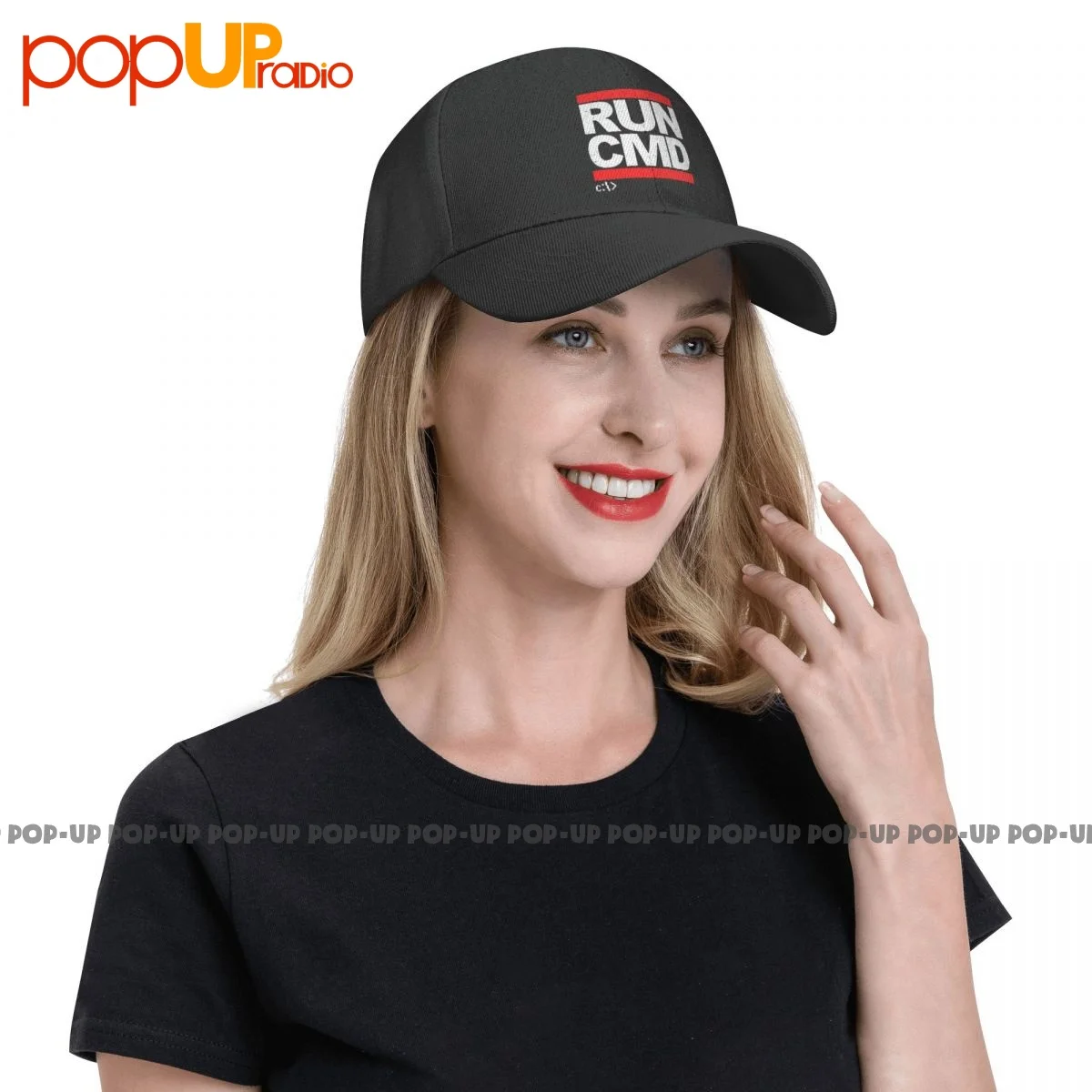 Хит продаж бейсболка Vtg Run Cmd Dmc для хакеров компьютеров ученых грузовиков |