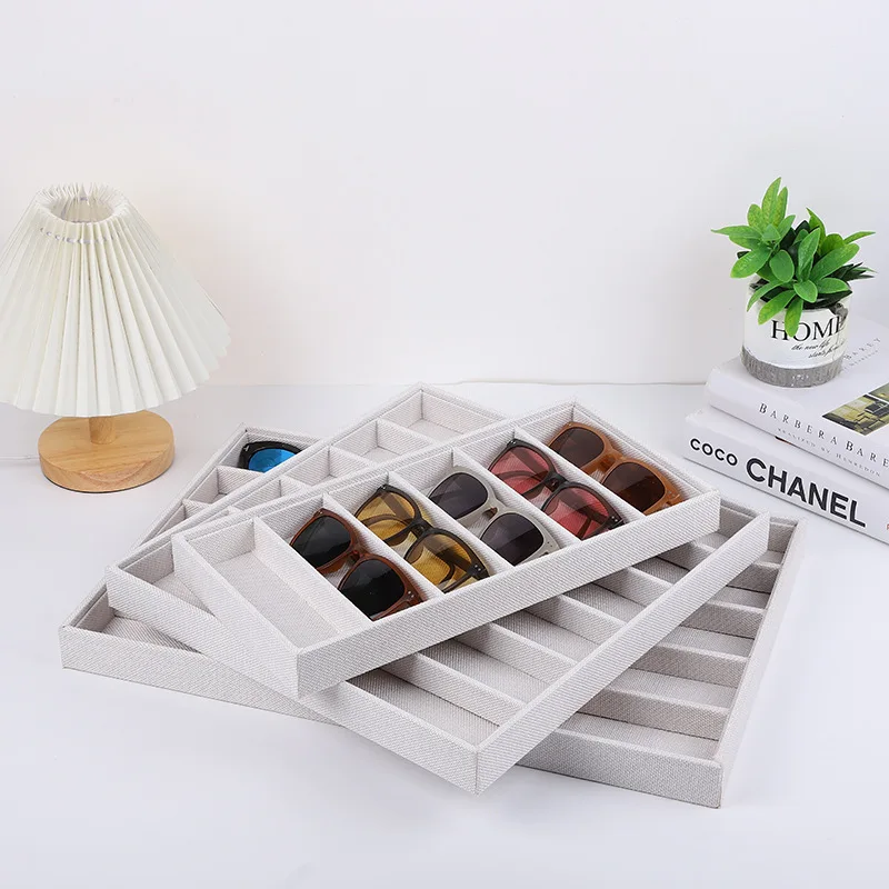 Коробка для хранения чехол солнцезащитных очков реквизит дисплея новый белый