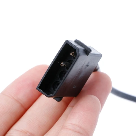 USB кабель питания Molex 5В черный 30см