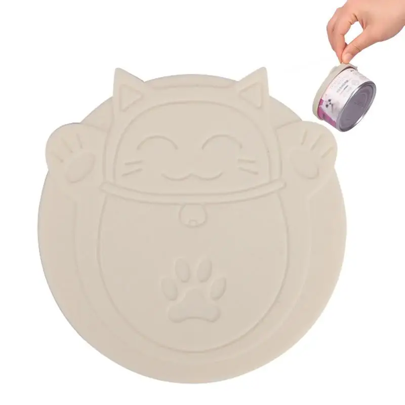 

Can Lids 3-in-1 Multifunctional Pet Food Can Cap Sealed Silicone Can Lids Covers For Pet Food Anti-leakage Can Cap For Most