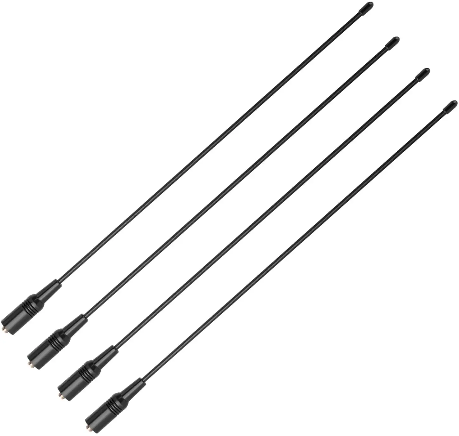 NA-771 UV Dual Band 15.1-Inch Radio Antenna VHFUHF (144430Mhz) SMA-Female for BAOFENG and Ham Radio Walkie talkie Antenna