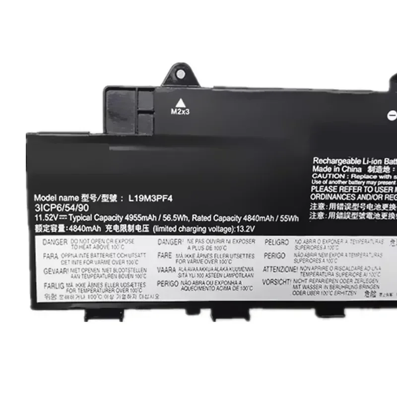 Новый аккумулятор для ноутбука Lenovo Ideapad 5-14ARE05 5-14IIL05 5-14ALC05 5-14ITL05 44 5wh L19C3PF3 L19M3PF3 L19M3PF4 L