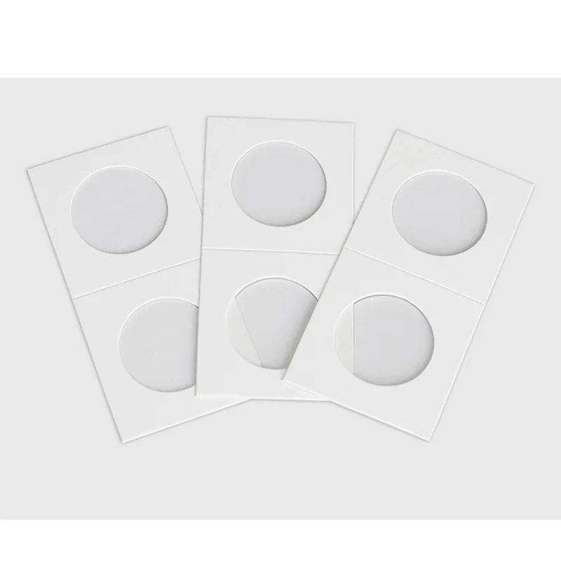 50 шт. квадратные картонные держатели для монет принадлежности коллекция