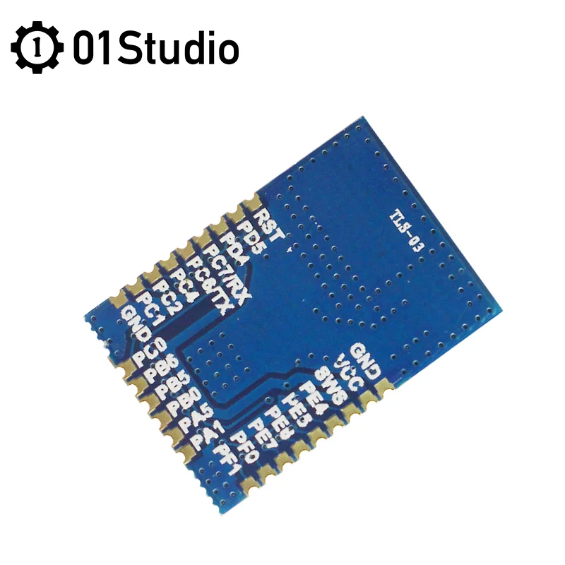 Фото TLS-03 BLE Buletooth 4,0 приемопередатчик Uart Прозрачный модуль передачи TLSR8266F512 Импульсная беспроводная антенна IPEX №3