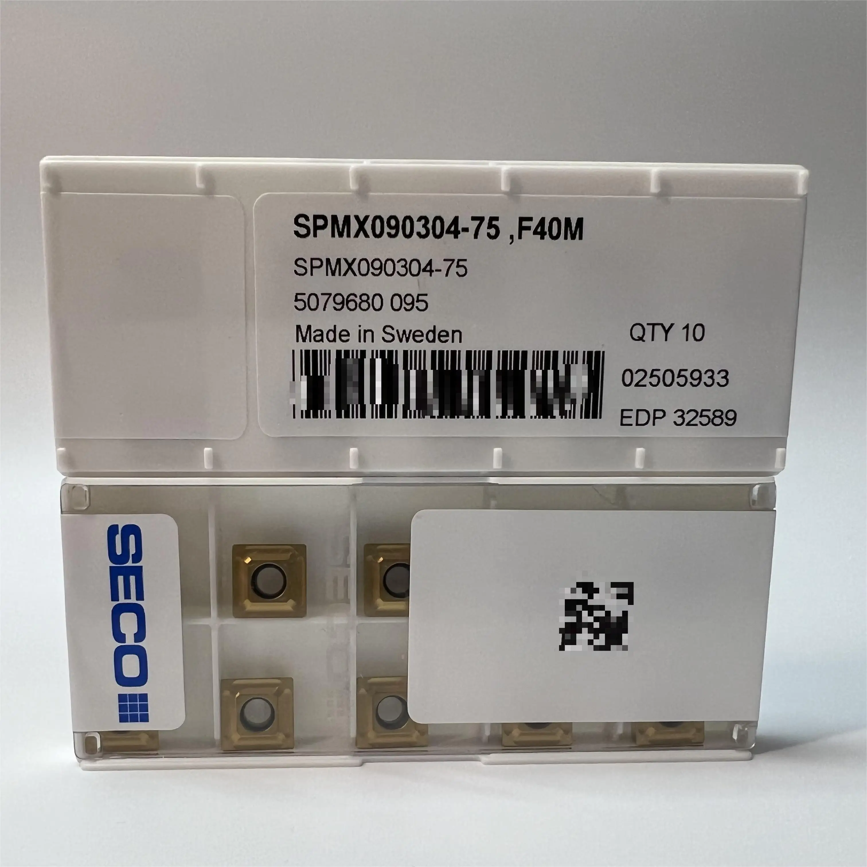 СПМКС 090304 -75 F40M Оригинальный SPMX Лезвие с ЧПУ T25M