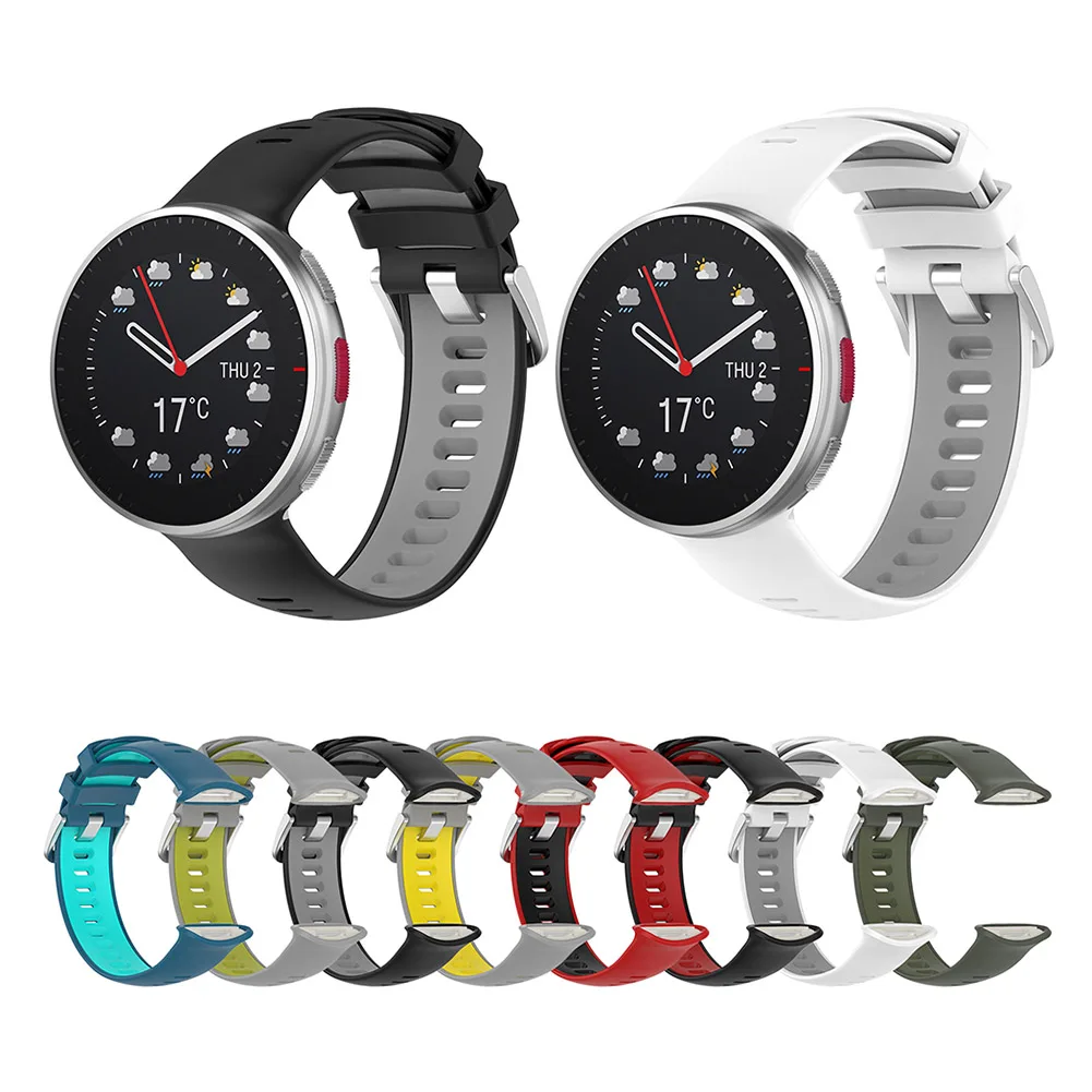 

Silicone Watchband for Polar Vantage Wrist Strap Waterproof Smartwatch Soft Band Breathable Replacement for Polar Accessories